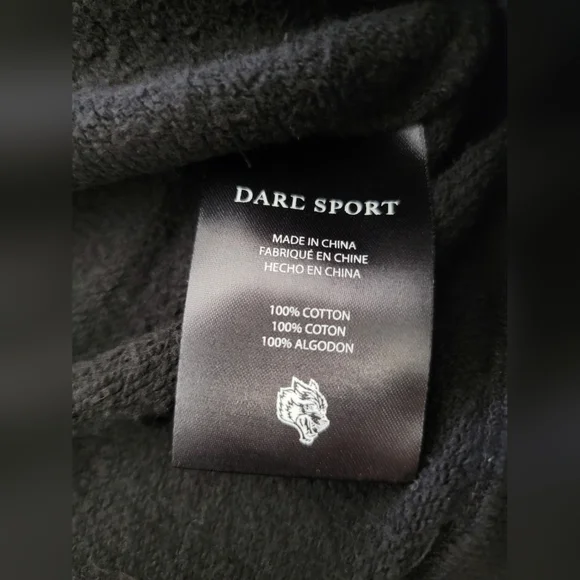 Darc Sport Time Darco Double Zip Hoodie Heaven Has To Wait sz Large - Picture 9 of 11